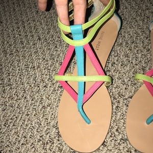 Nine West ankle strap sandels brand new!!